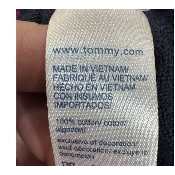 Tommy Hilfiger Classic Argyle Knit Sweater Stylish Comfort Meets Preppy Y2K XXL - Picture 4 of 5